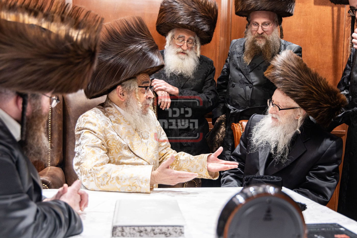 האדמו"ר מסערדאהעלי בביקור אצל האדמו"ר מסאטמר