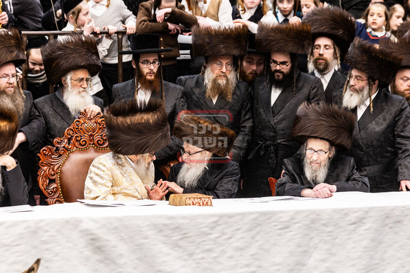 מעמד פדיון פטר חמור בסאטמר בהשתתפות האדמו"ר מסערדאהעלי