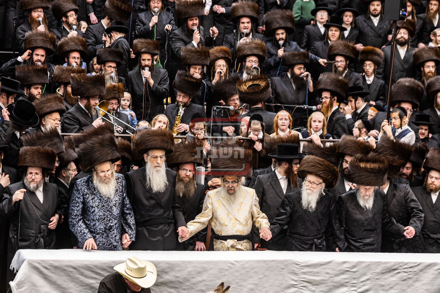 מעמד פדיון פטר חמור בסאטמר בהשתתפות האדמו"ר מסערדאהעלי