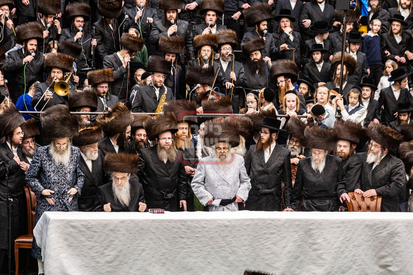 מעמד פדיון פטר חמור בסאטמר בהשתתפות האדמו"ר מסערדאהעלי