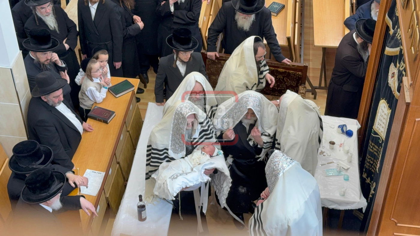 האדמו"ר מויז'ניץ ירושלים בביקור בלונדון