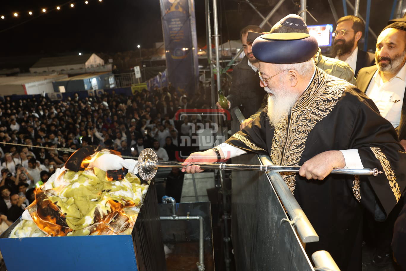 הגרש"מ עמאר בהדלקה לכבוד ל"ג בעומר