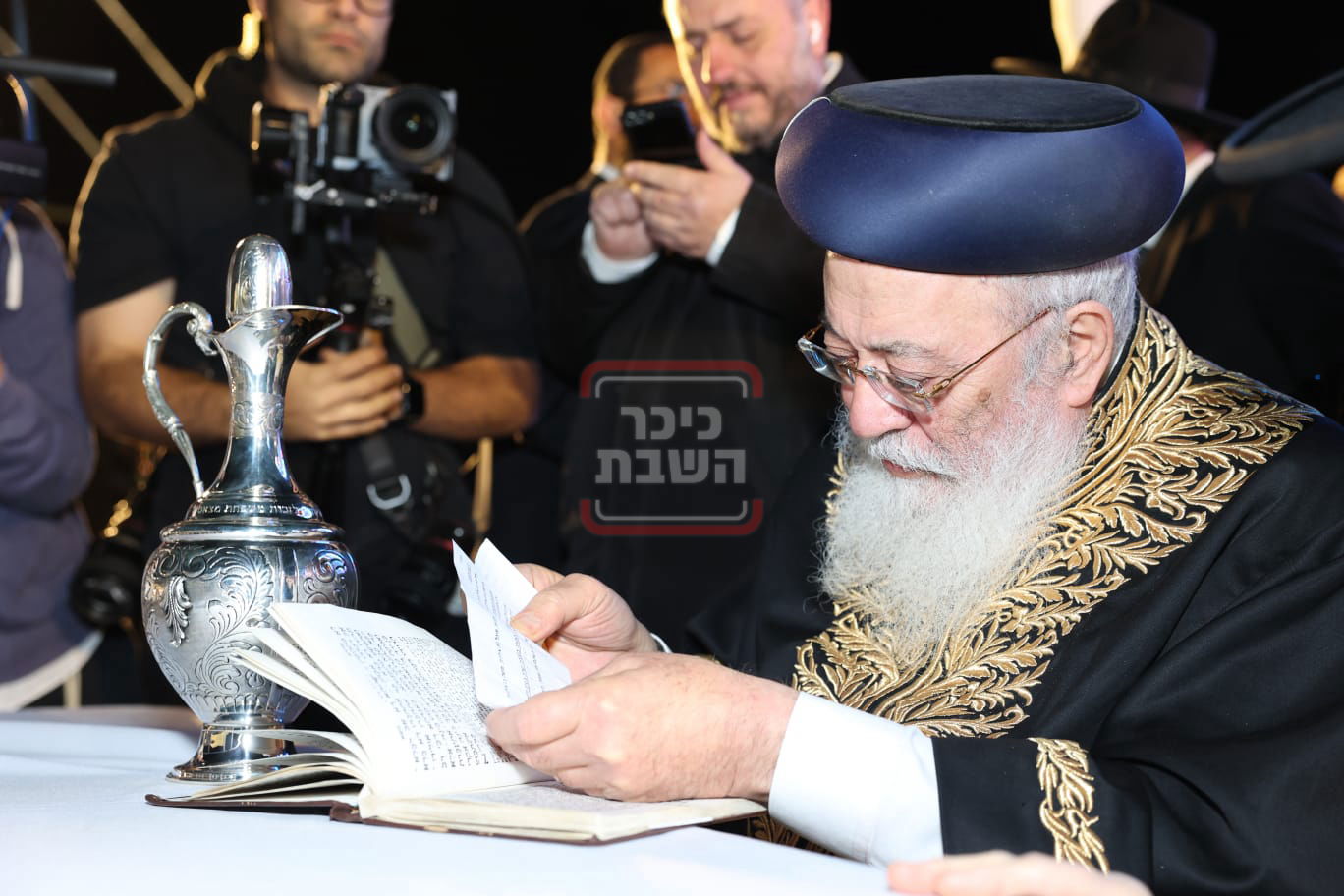 הגרש"מ עמאר בהדלקה לכבוד ל"ג בעומר