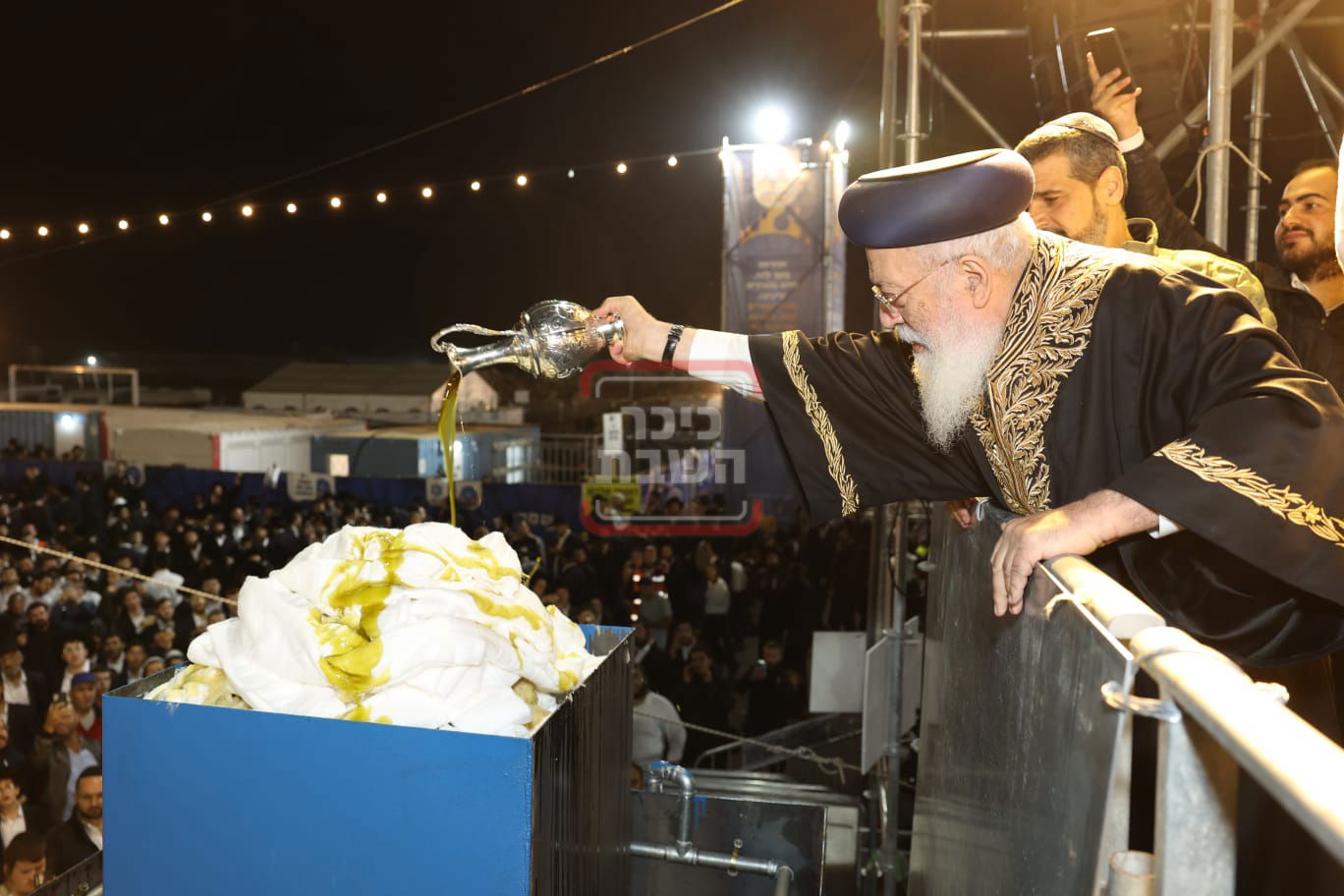 הגרש"מ עמאר בהדלקה לכבוד ל"ג בעומר