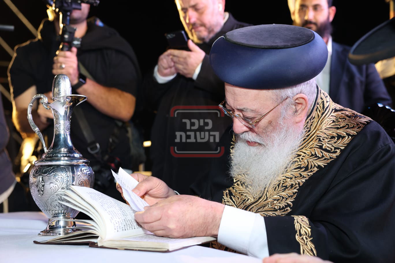 הגרש"מ עמאר בהדלקה לכבוד ל"ג בעומר