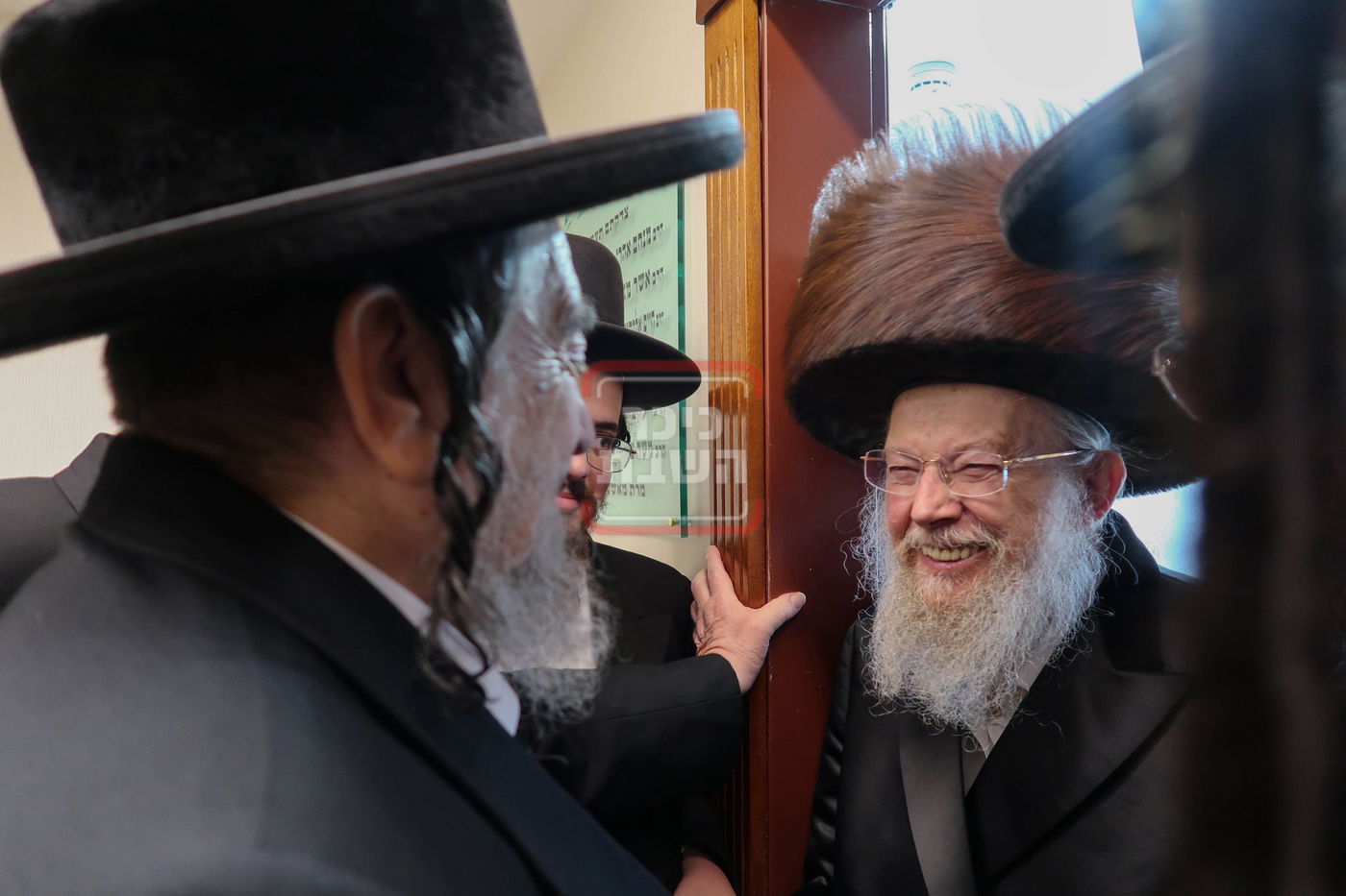 הגה"צ רבי יעקב מאיר שעכטר בברית לנין האדמו"ר מסלונים