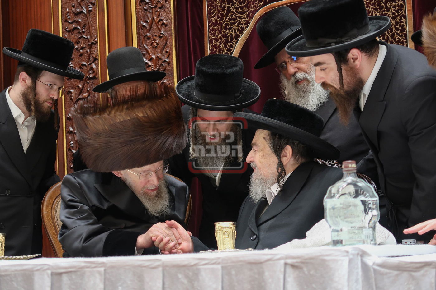 הגה"צ רבי יעקב מאיר שעכטר בברית לנין האדמו"ר מסלונים