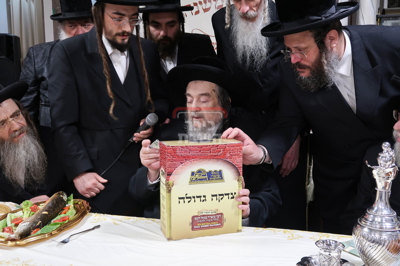 הגה"צ רבי יעקב מאיר שכטר בסיום ששה סדרי משנה