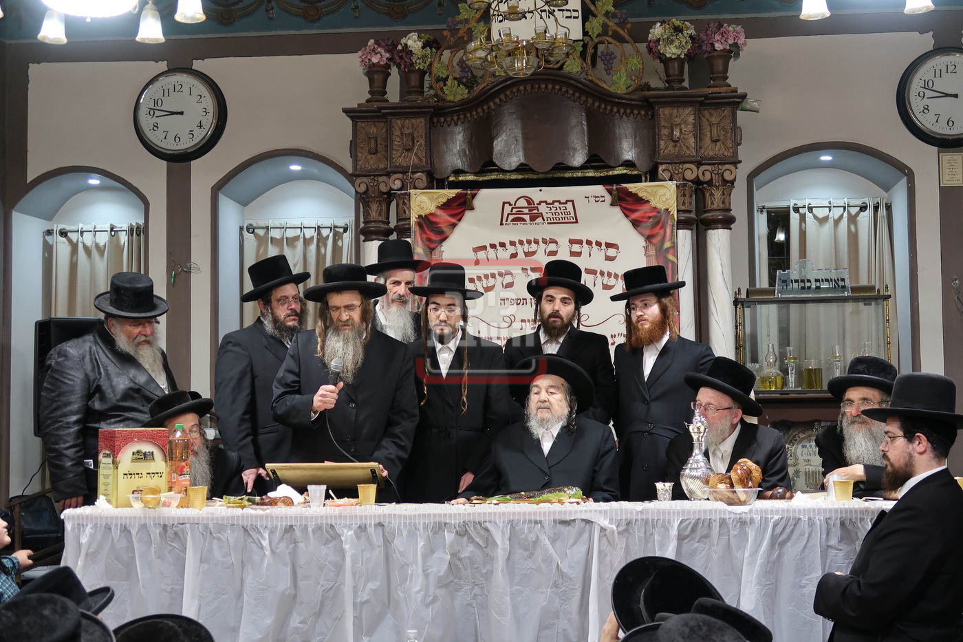 הגה"צ רבי יעקב מאיר שכטר בסיום ששה סדרי משנה