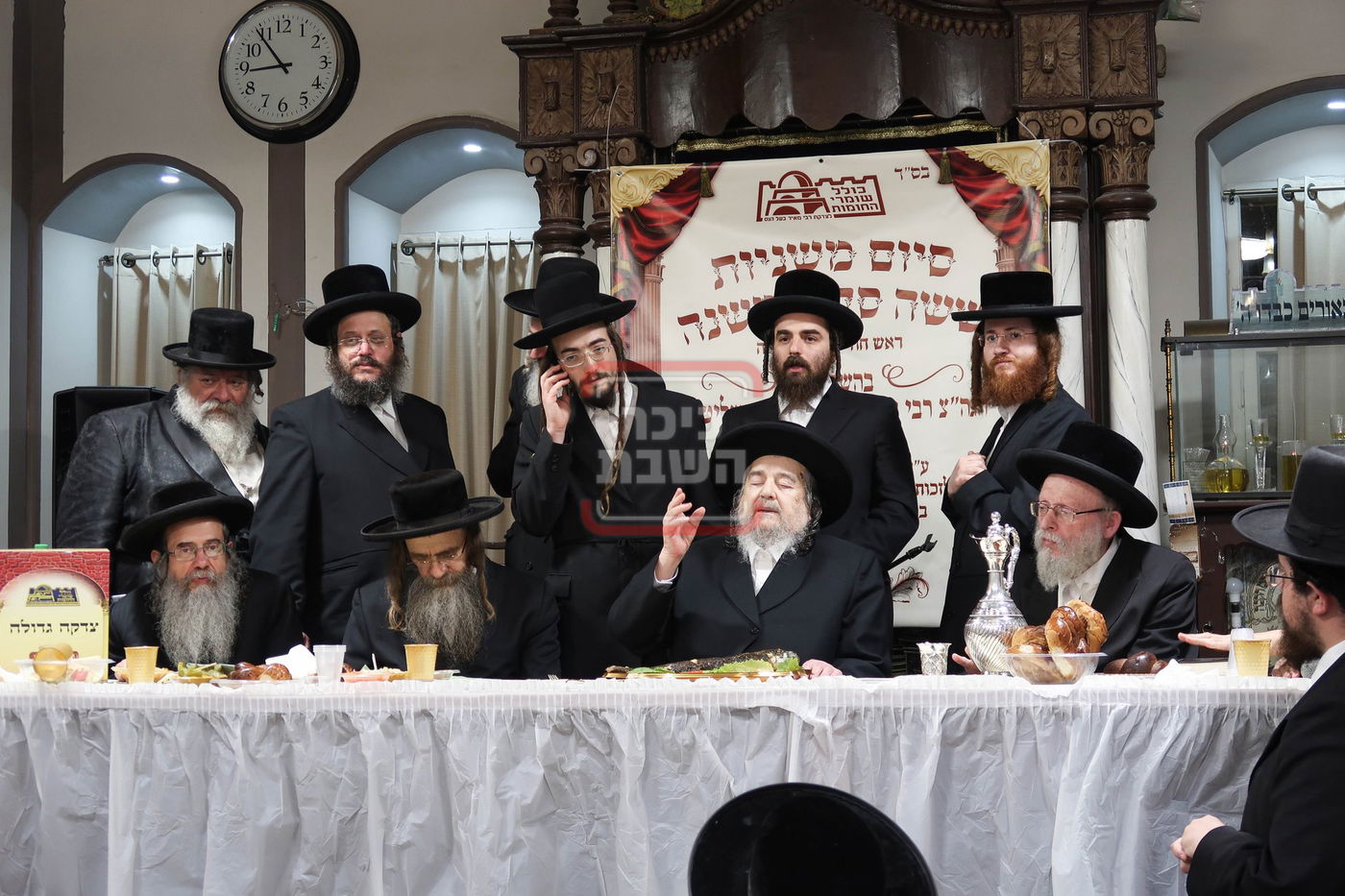 הגה"צ רבי יעקב מאיר שכטר בסיום ששה סדרי משנה