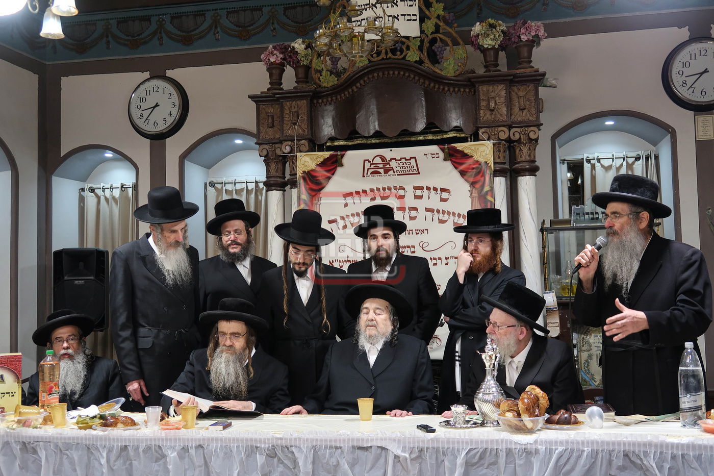 הגה"צ רבי יעקב מאיר שכטר בסיום ששה סדרי משנה