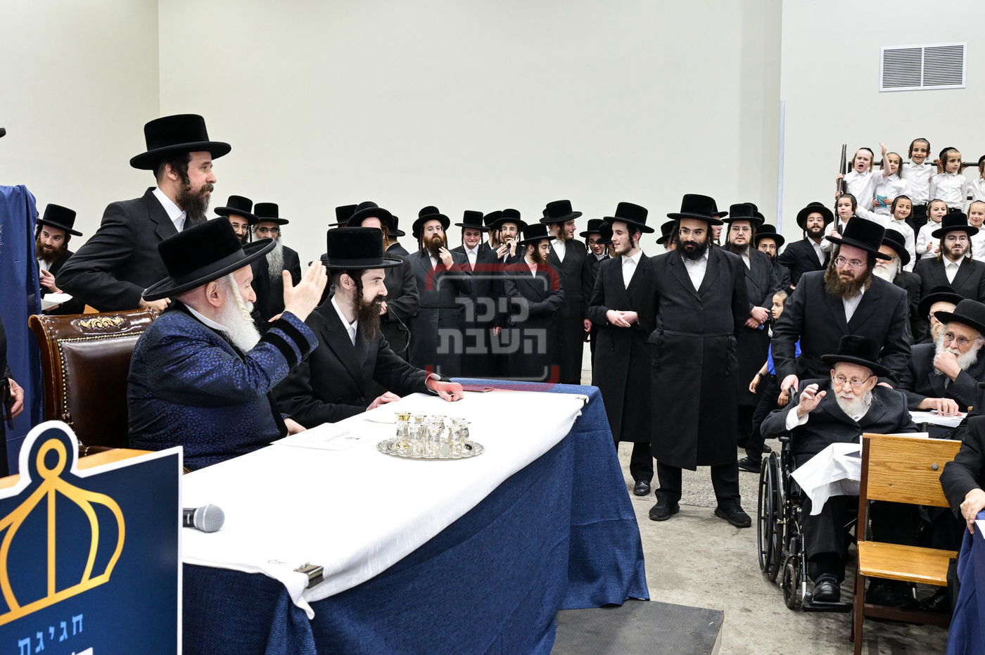 האדמו"ר מבאבוב עם הרה"ח ר' משה מאיר איינהורן