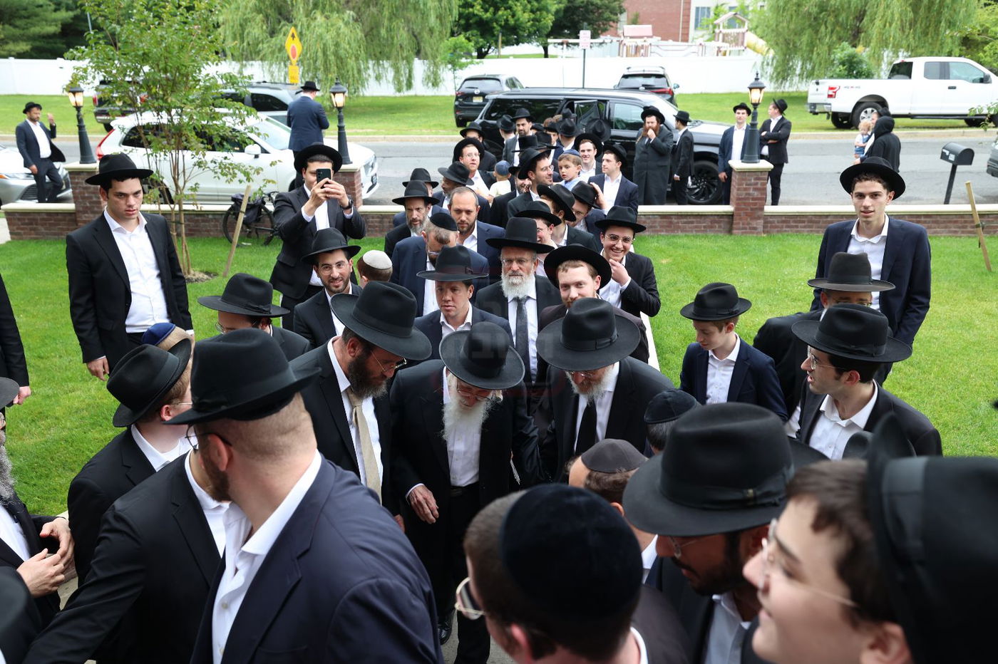 הגר"ע אויערבאך בביקור בארה"ב