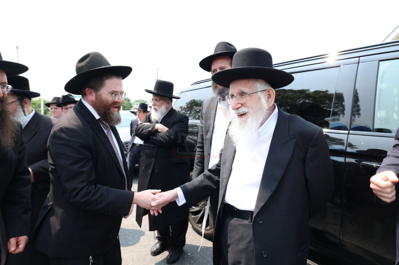 הגר"ע אויערבאך בביקור בארה"ב