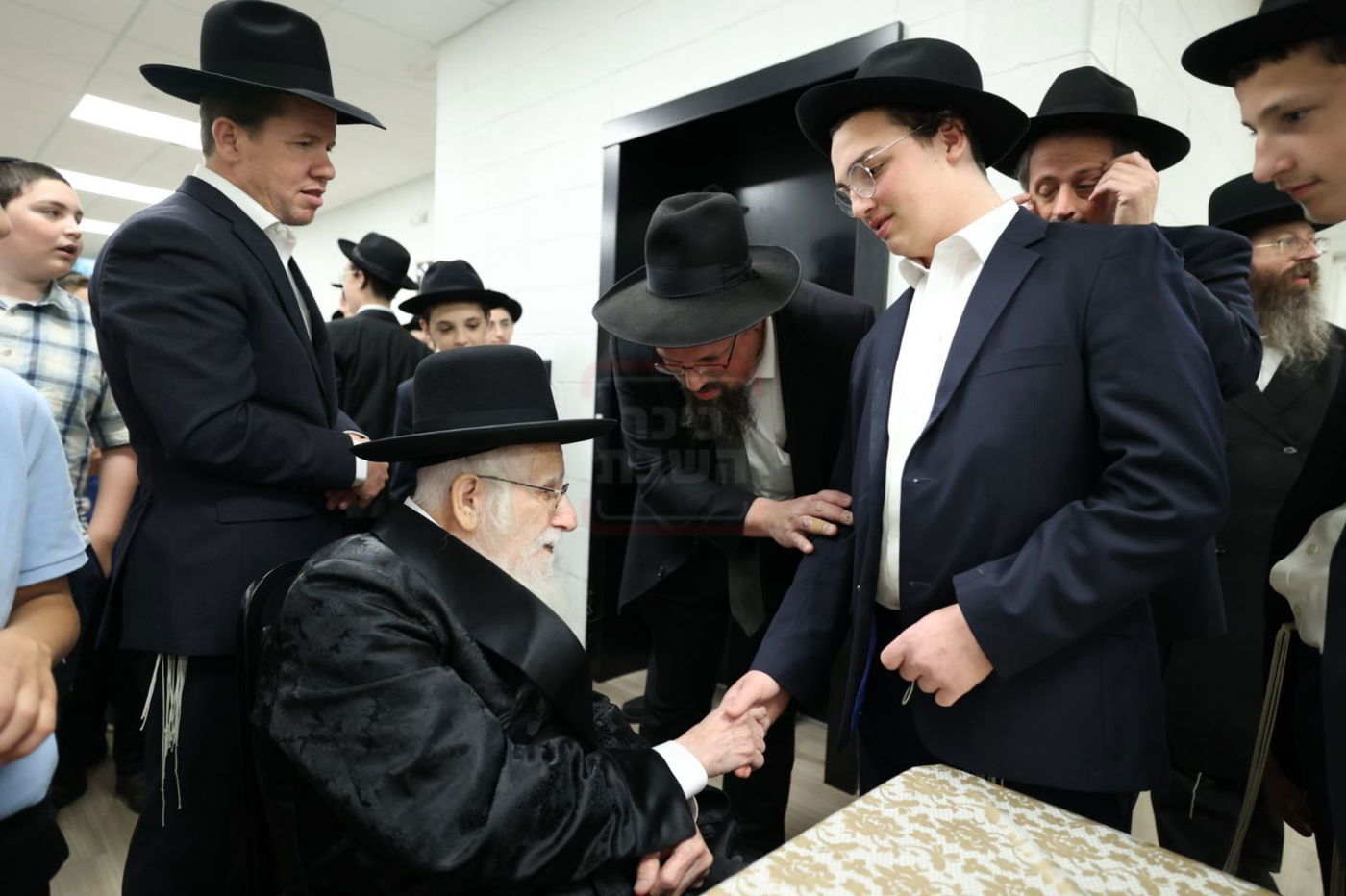 הגר"ע אויערבאך בביקור בארה"ב