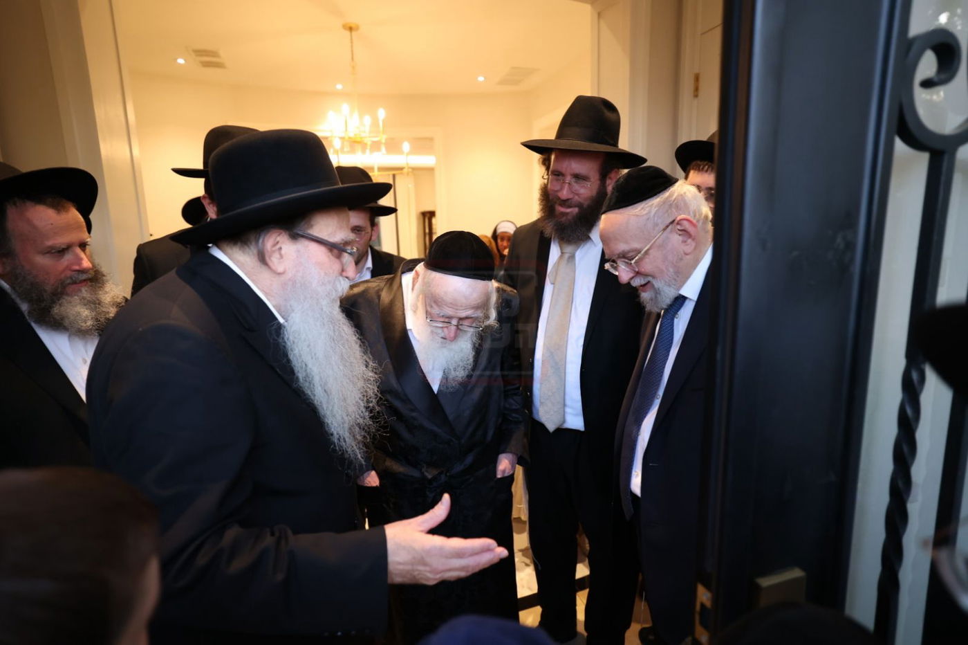 הגר"ע אויערבאך בביקור בארה"ב