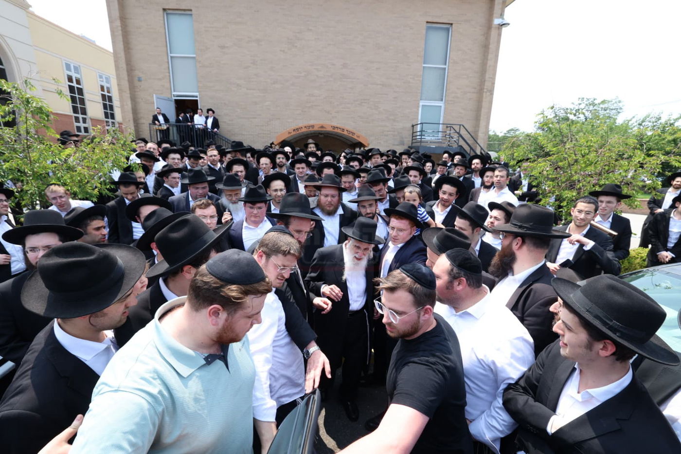 הגר"ע אויערבאך בביקור בארה"ב