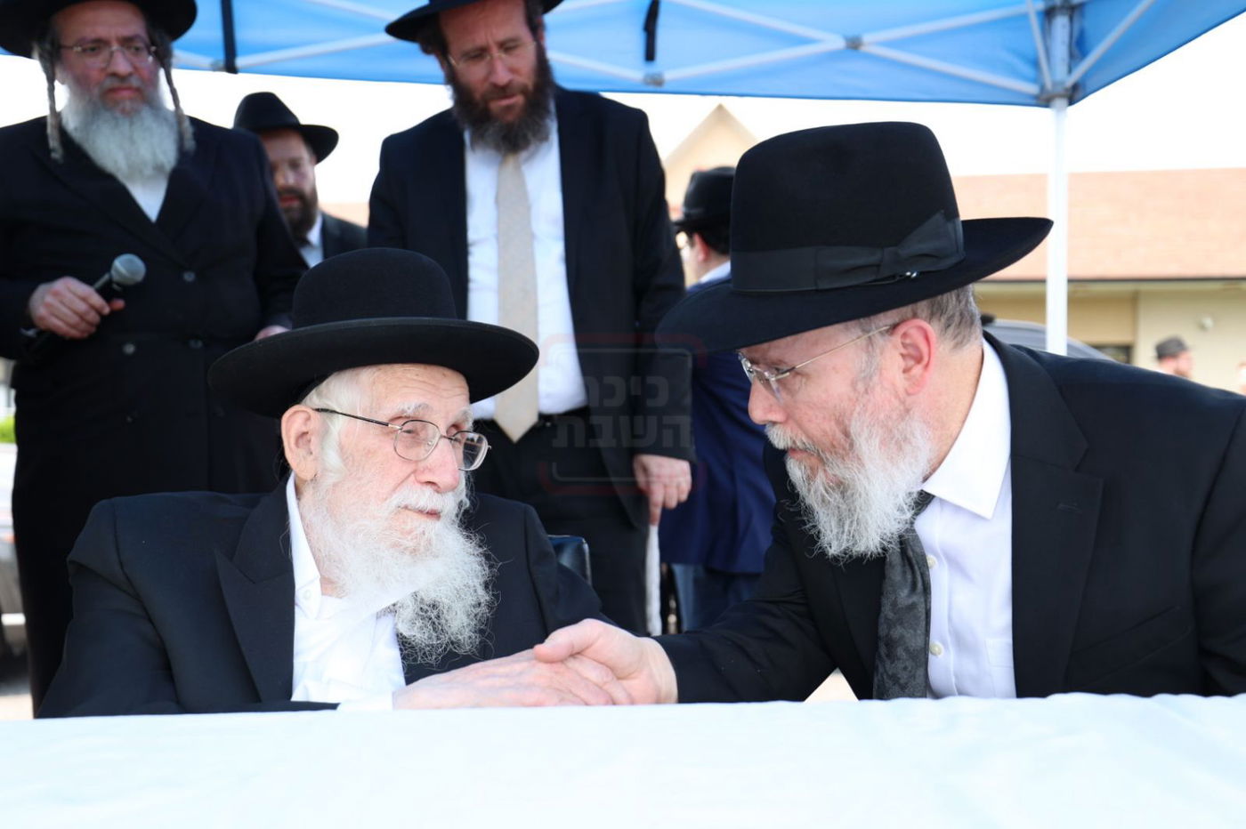 הגר"ע אויערבאך בביקור בארה"ב