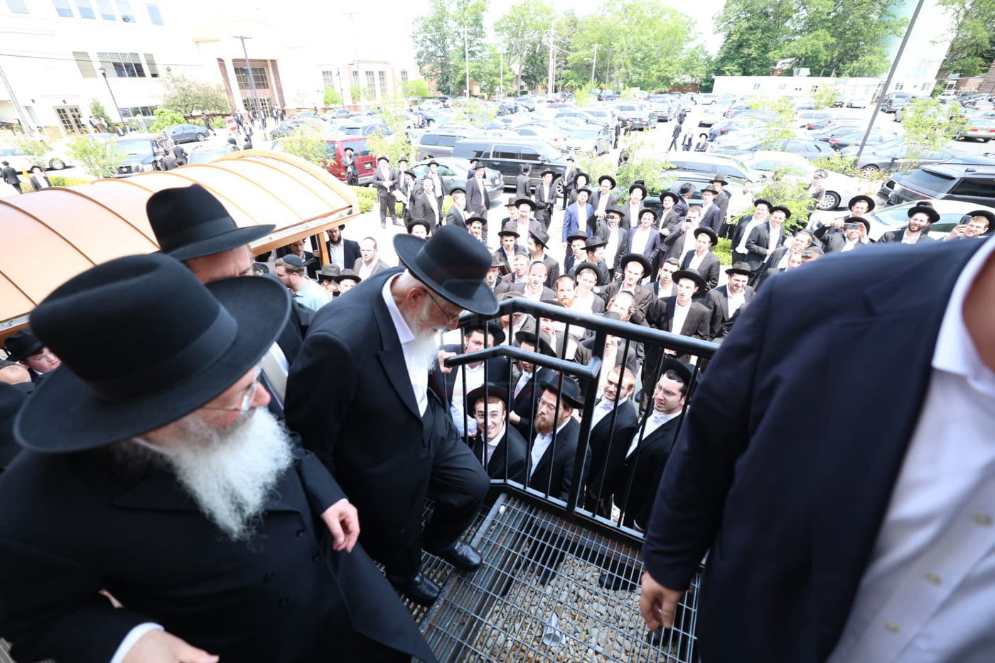 הגר"ע אויערבאך בביקור בארה"ב