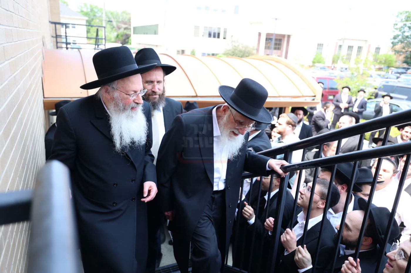 הגר"ע אויערבאך בביקור בארה"ב