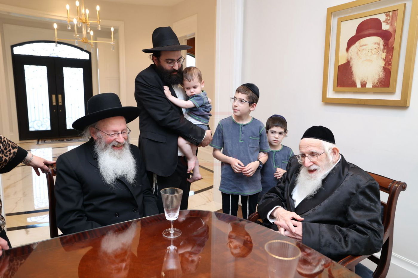 הגר"ע אויערבאך בביקור בארה"ב