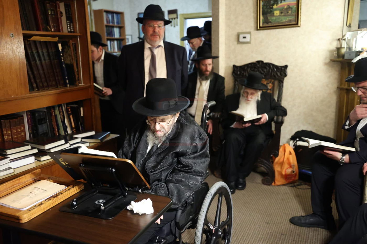 הגר"ע אויערבאך בביקור בארה"ב