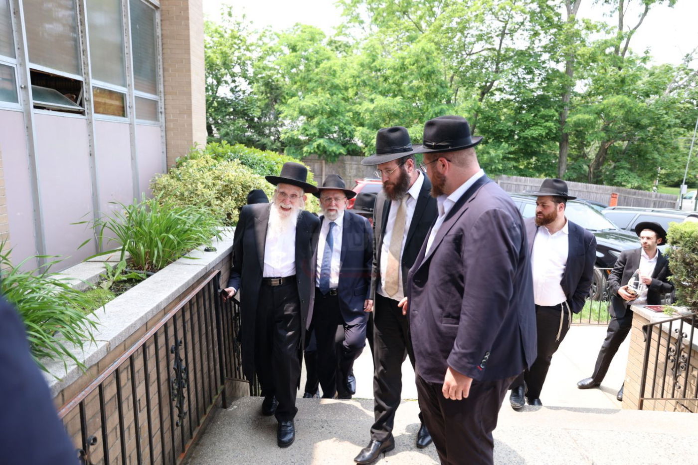 הגר"ע אויערבאך בביקור בארה"ב