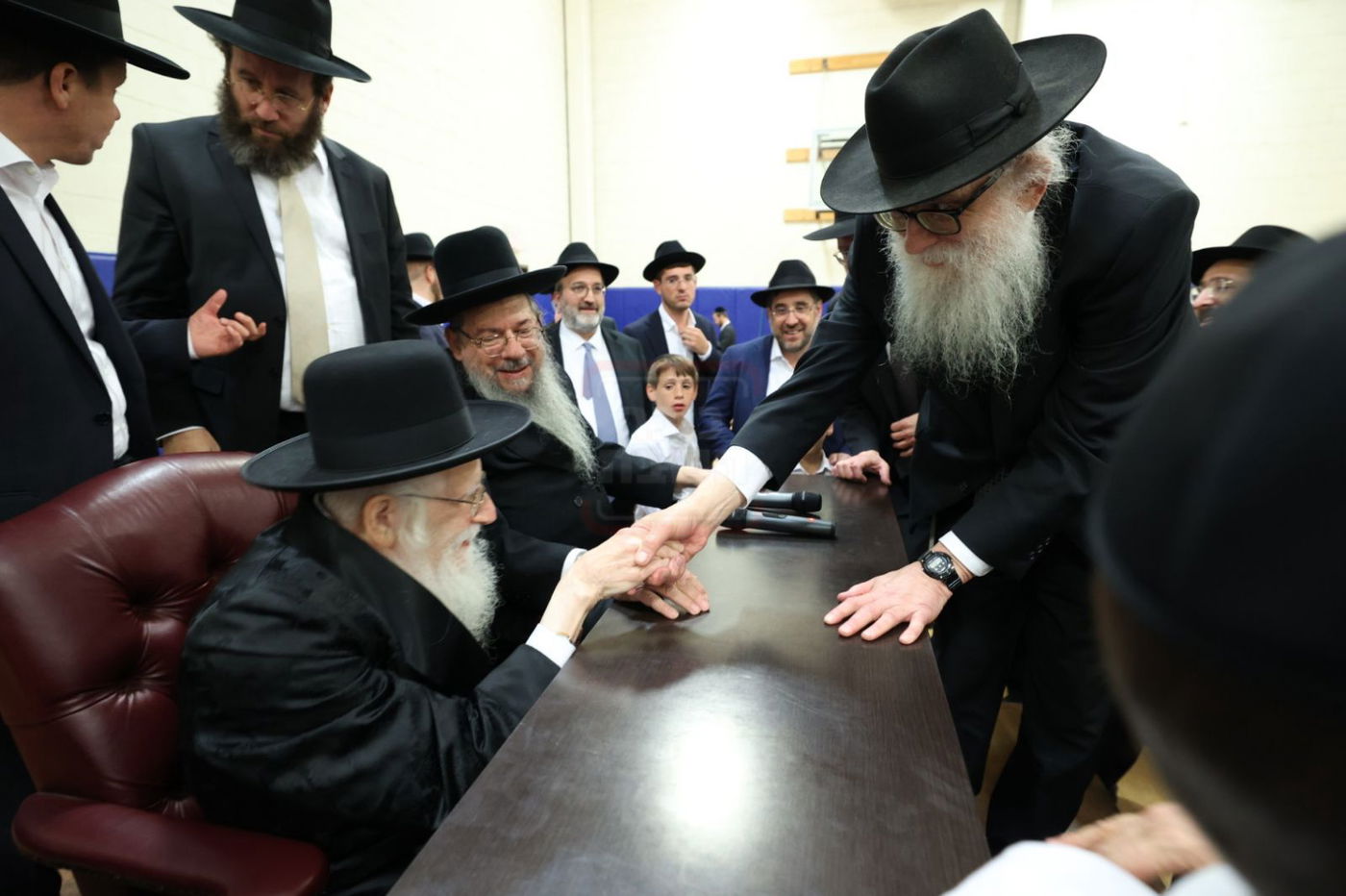 הגר"ע אויערבאך בביקור בארה"ב