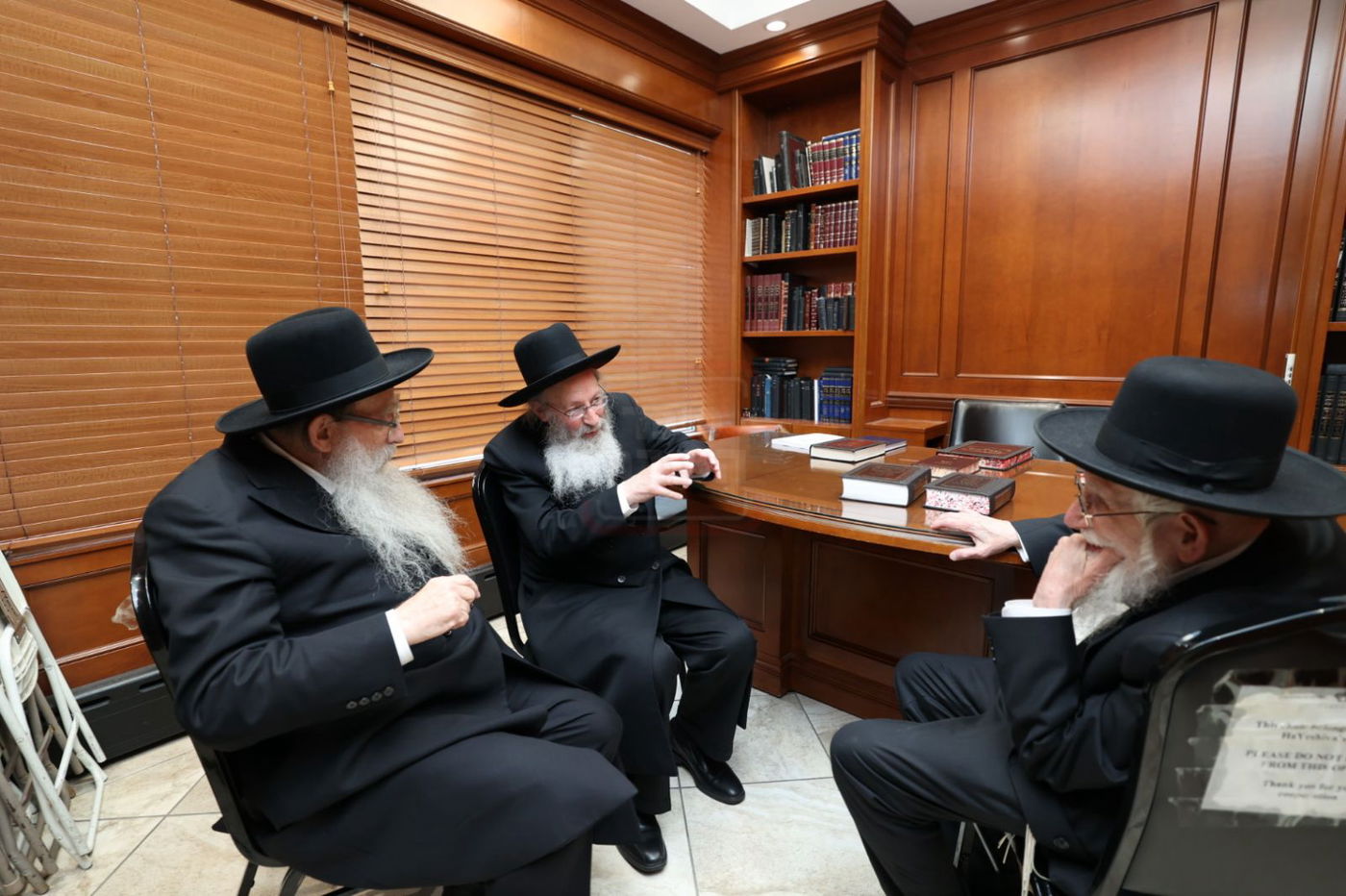 הגר"ע אויערבאך בביקור בארה"ב