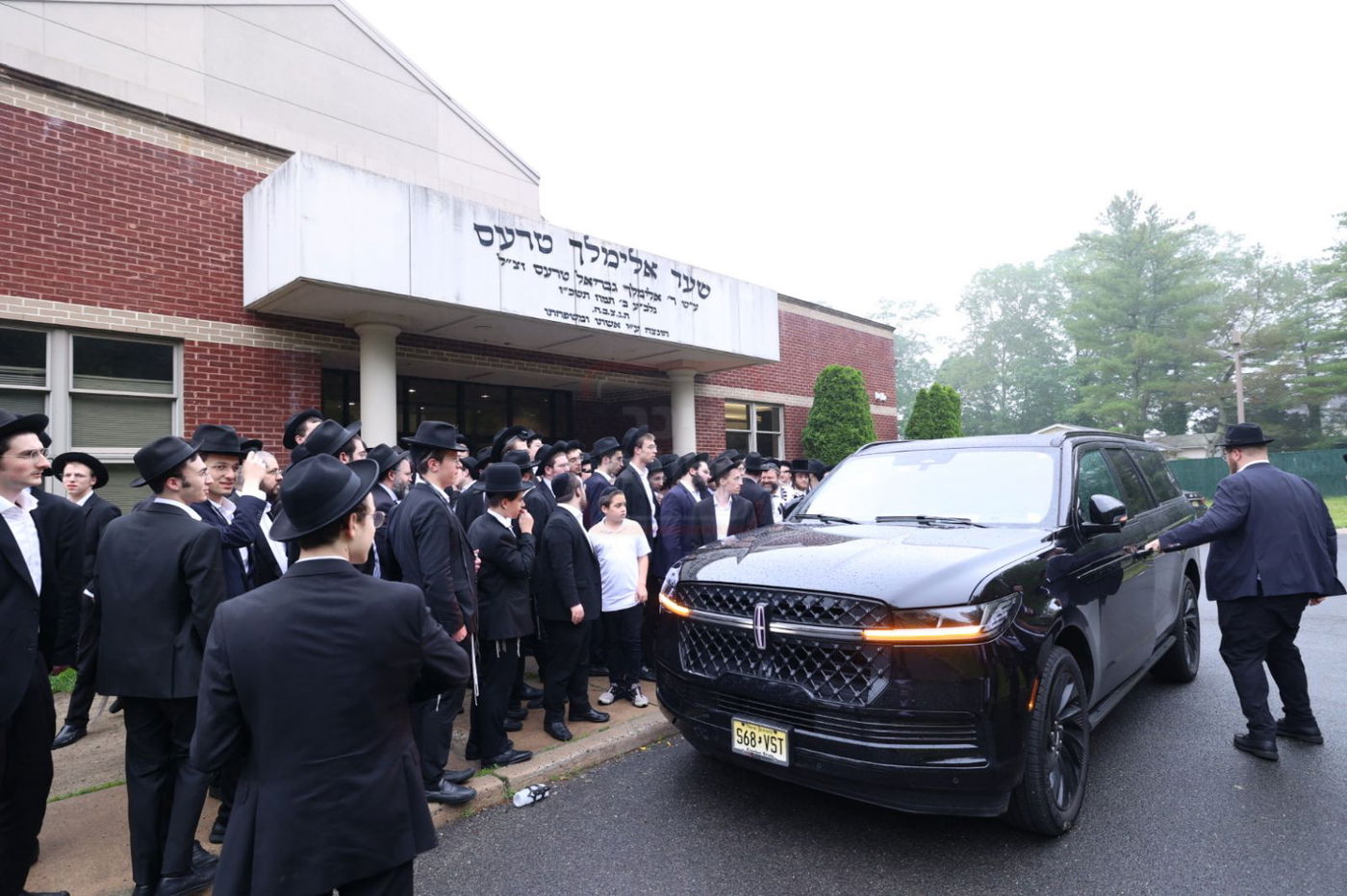 הגר"ע אויערבאך בביקור בארה"ב