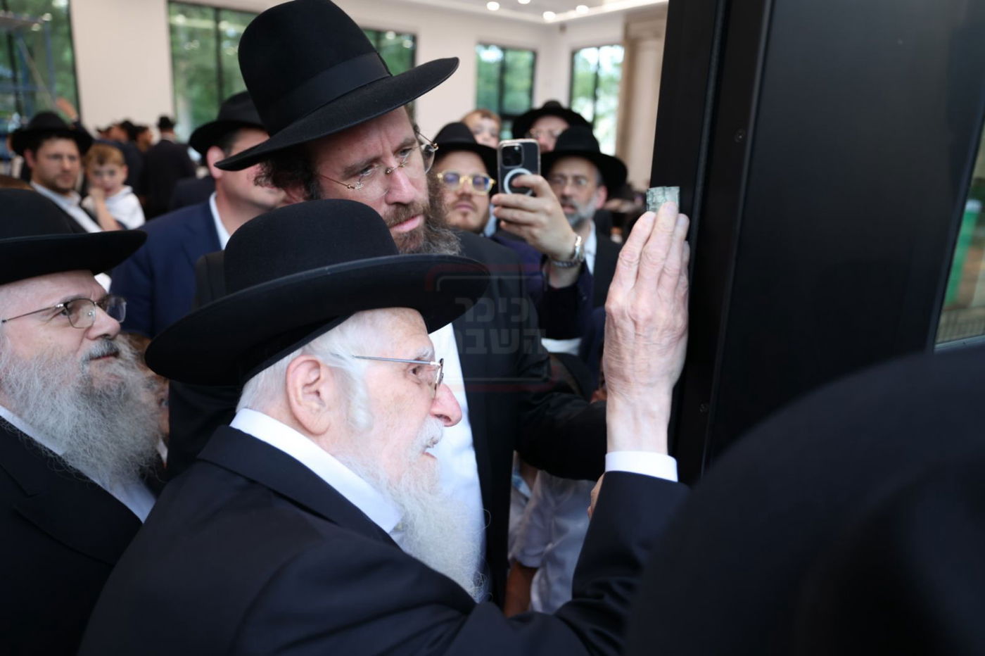 הגר"ע אויערבאך בביקור בארה"ב