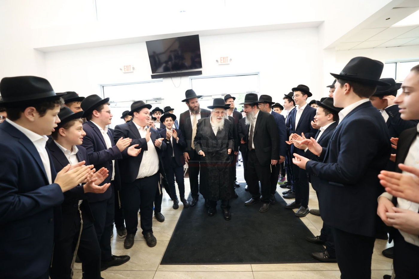 הגר"ע אויערבאך בביקור בארה"ב