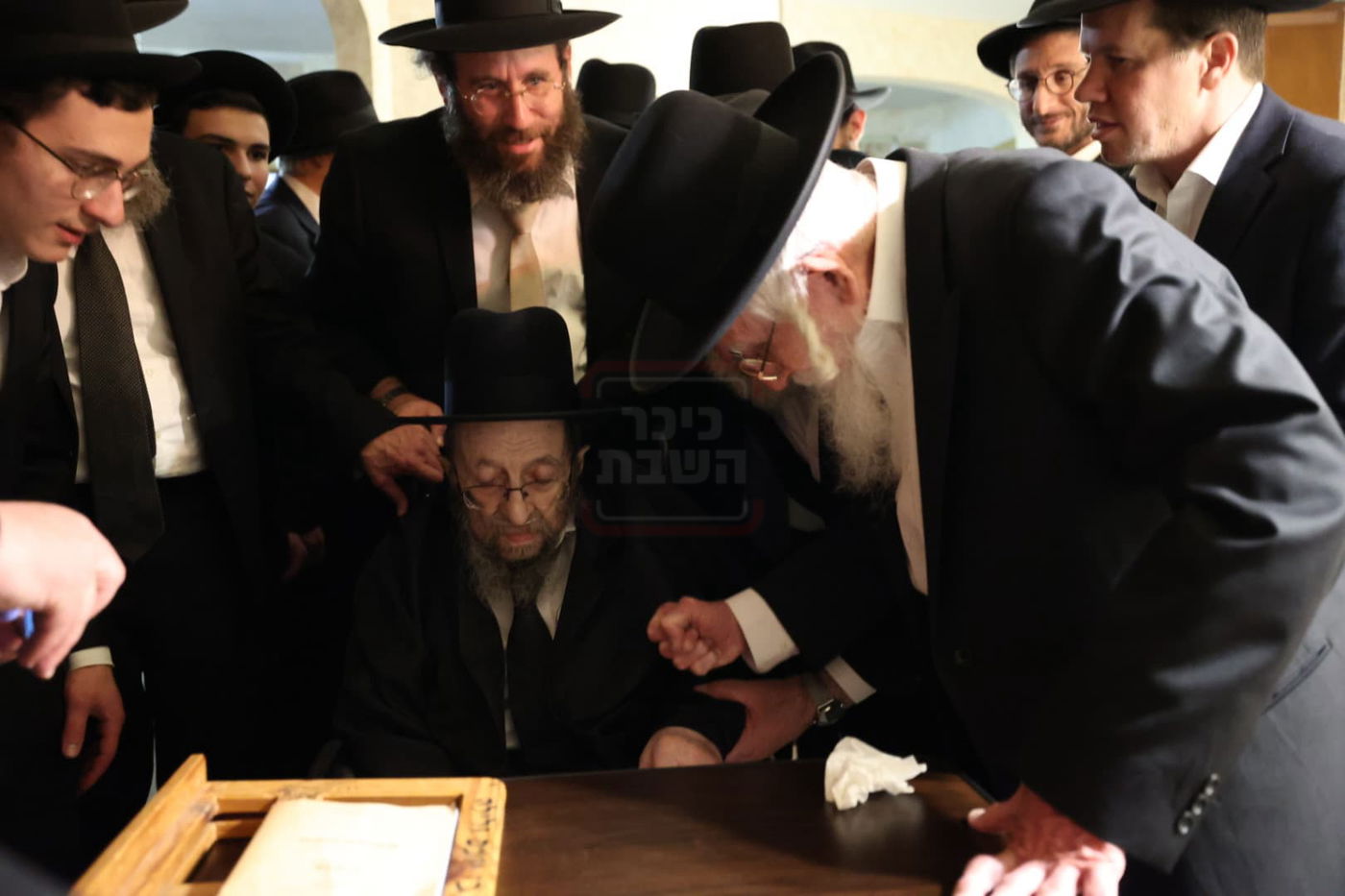 הגר"ע אויערבאך בביקור בארה"ב