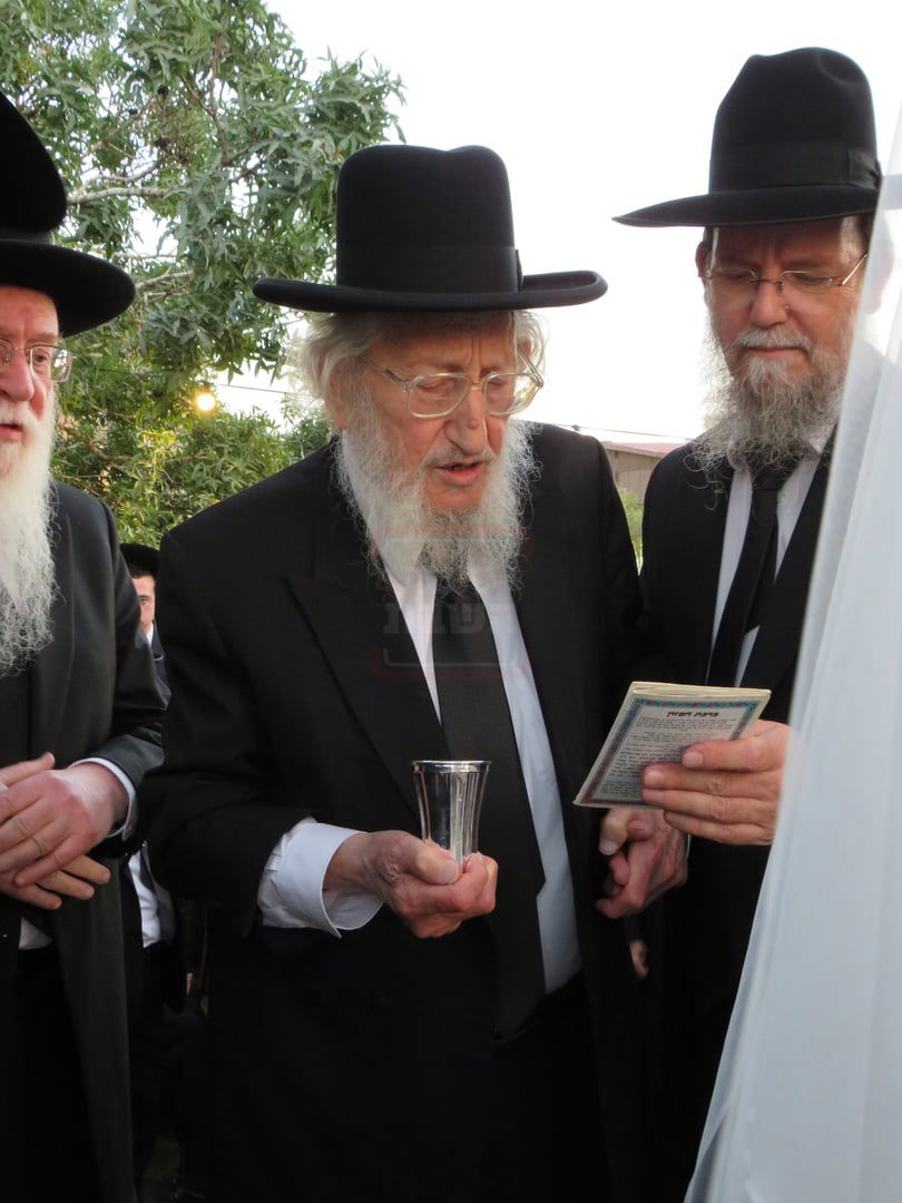 שמחת נישואי נכד הגר"א לוי 