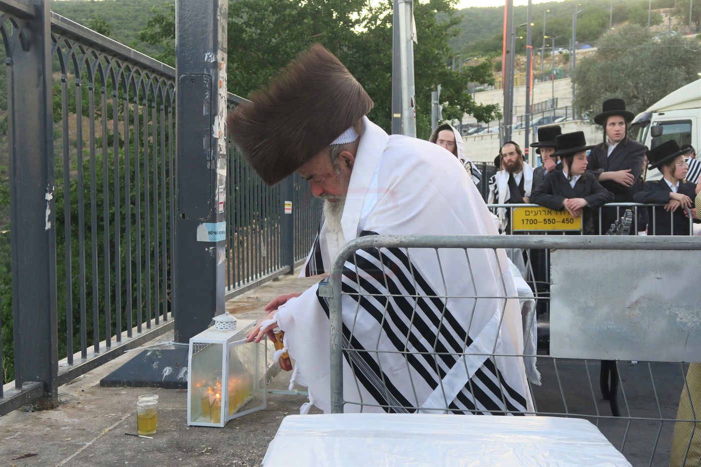 האדמו"ר מלעלוב שבת בהעלותך במירון