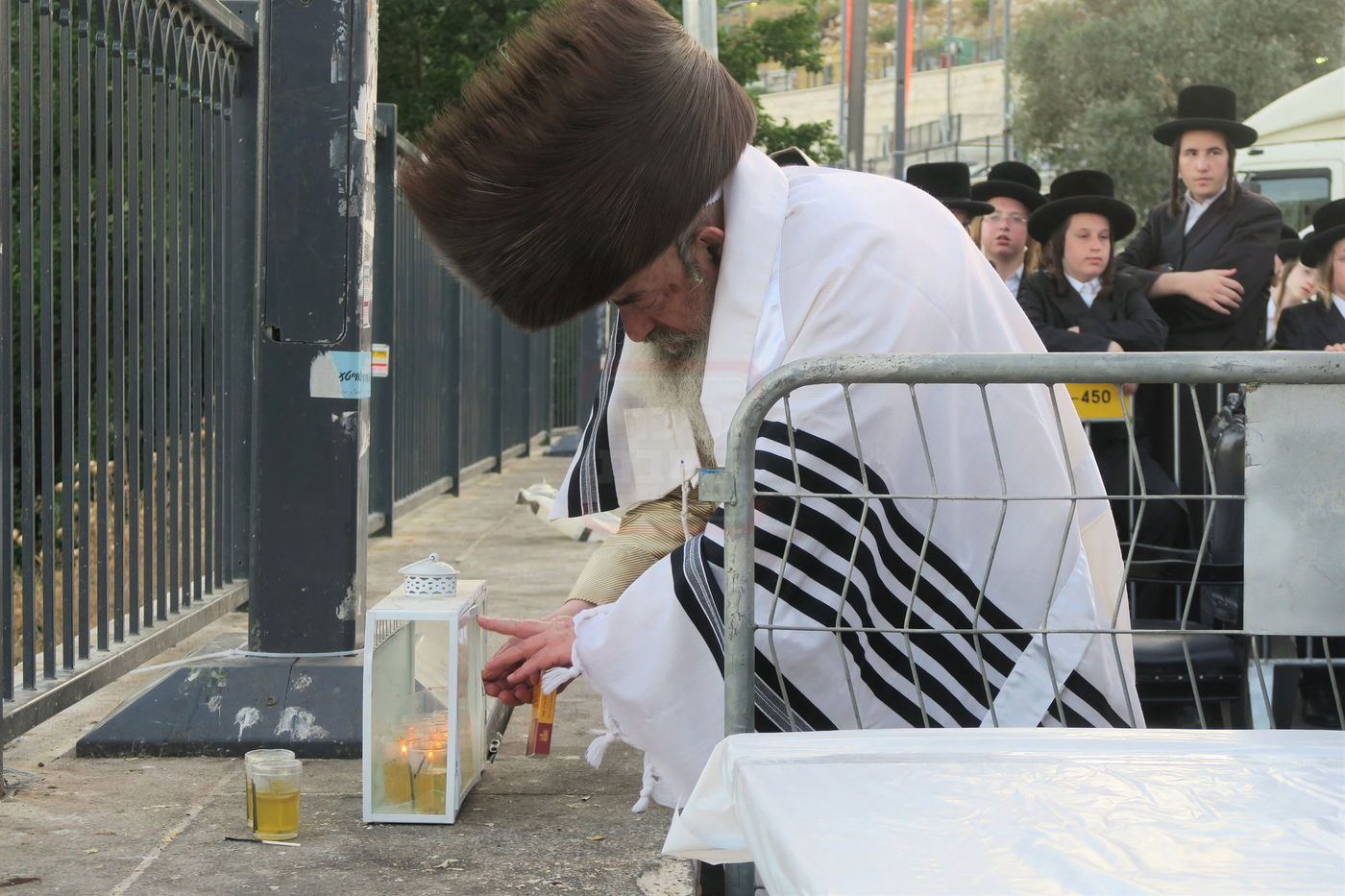 האדמו"ר מלעלוב שבת בהעלותך במירון