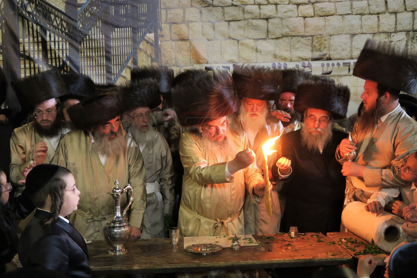 האדמו"ר מלעלוב שבת בהעלותך במירון