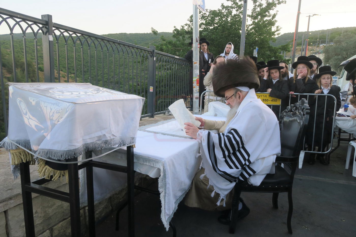 האדמו"ר מלעלוב שבת בהעלותך במירון