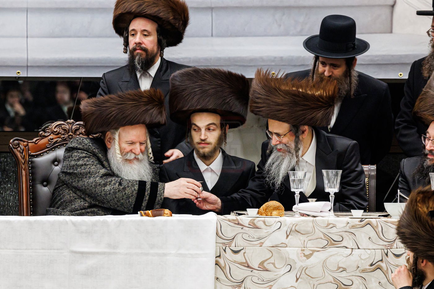 שמחת שבע ברכות לנכדת האדמו"ר מבאבוב