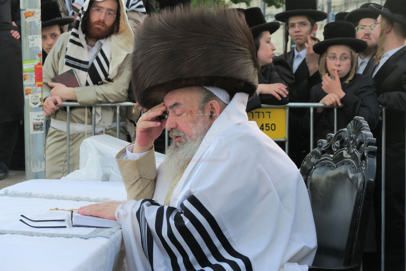 האדמו"ר מלעלוב שבת בהעלותך במירון