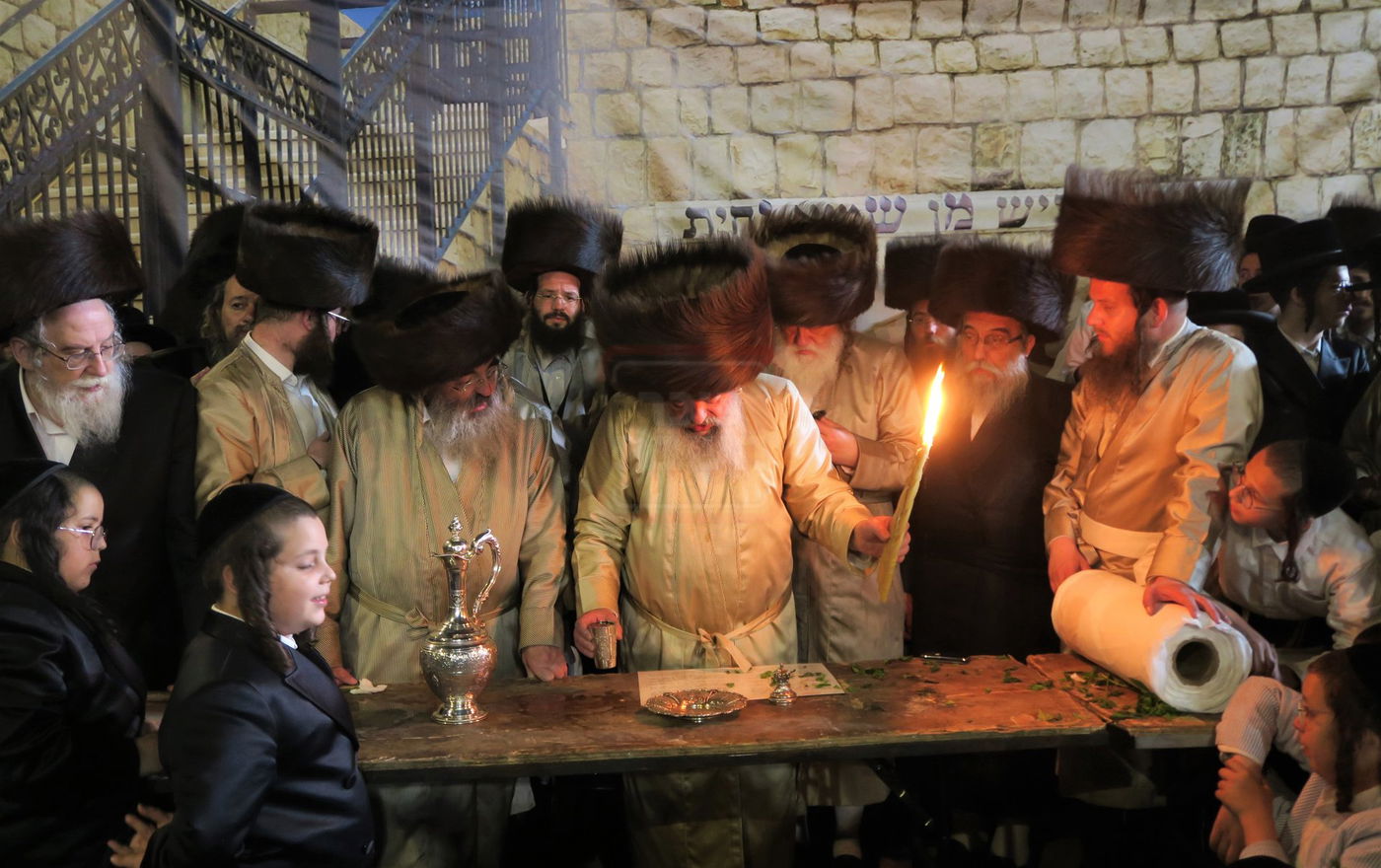 האדמו"ר מלעלוב שבת בהעלותך במירון