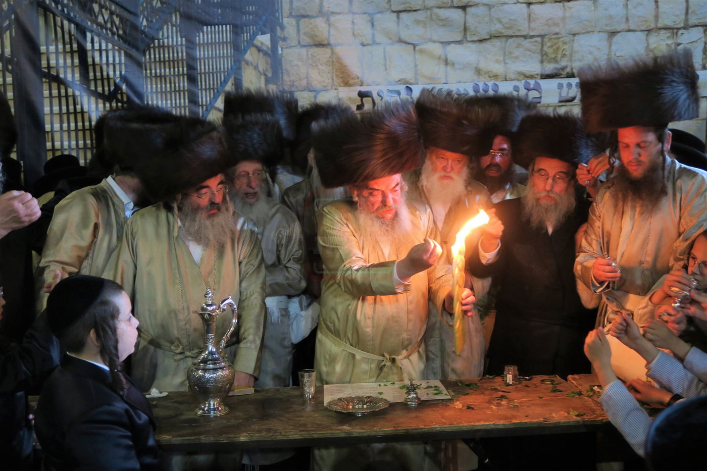 האדמו"ר מלעלוב שבת בהעלותך במירון