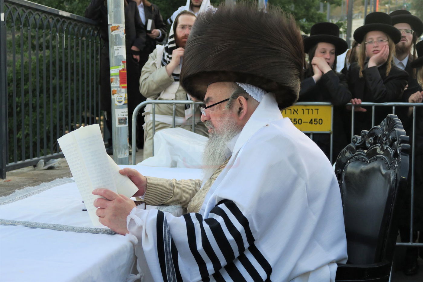 האדמו"ר מלעלוב שבת בהעלותך במירון