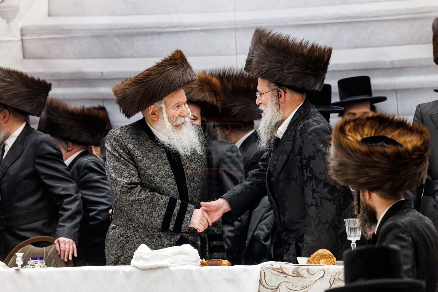 שמחת שבע ברכות לנכדת האדמו"ר מבאבוב