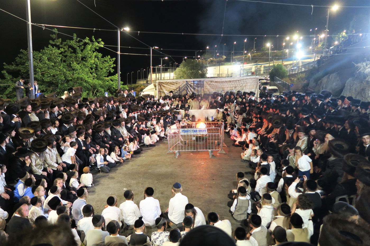 האדמו"ר מלעלוב שבת בהעלותך במירון