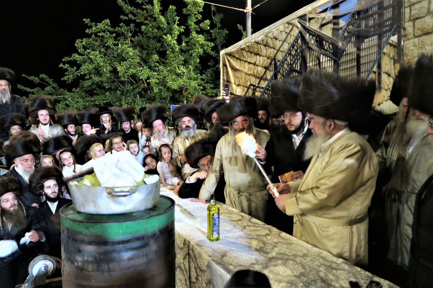 האדמו"ר מלעלוב שבת בהעלותך במירון