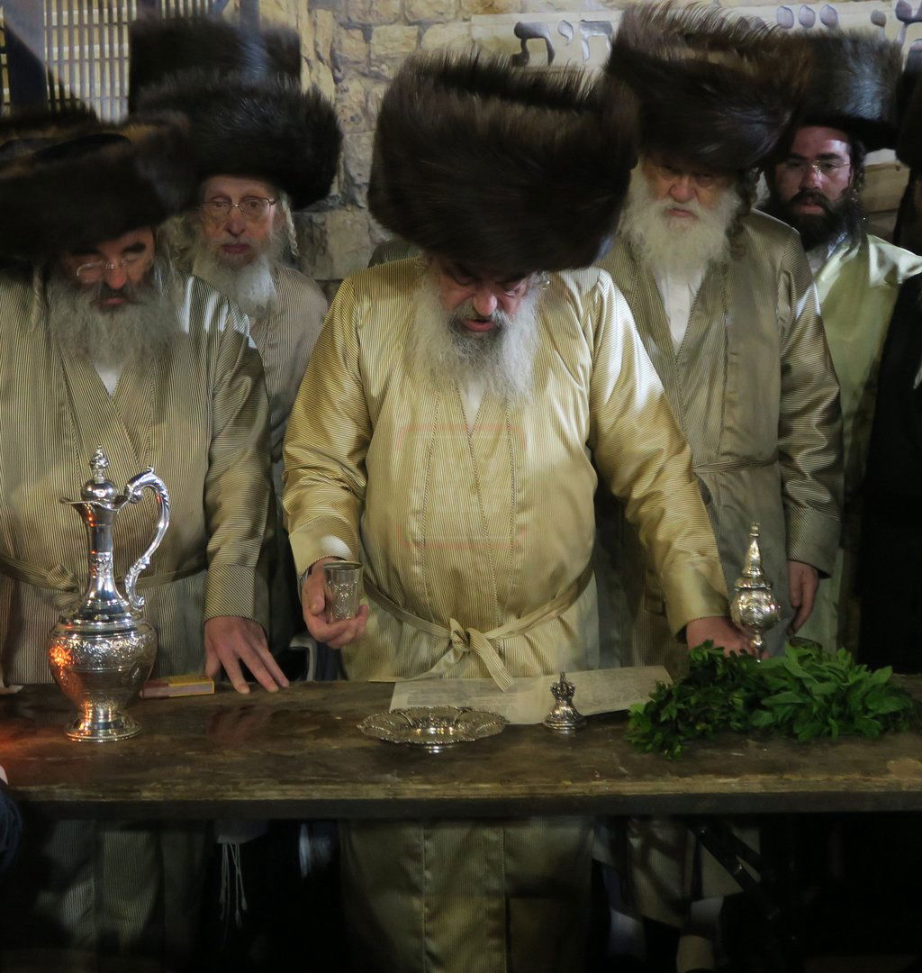 האדמו"ר מלעלוב שבת בהעלותך במירון