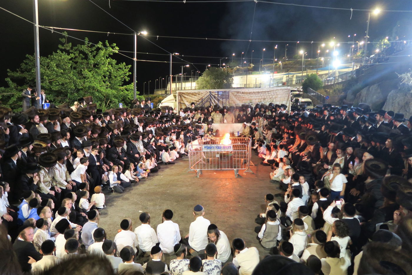 האדמו"ר מלעלוב שבת בהעלותך במירון