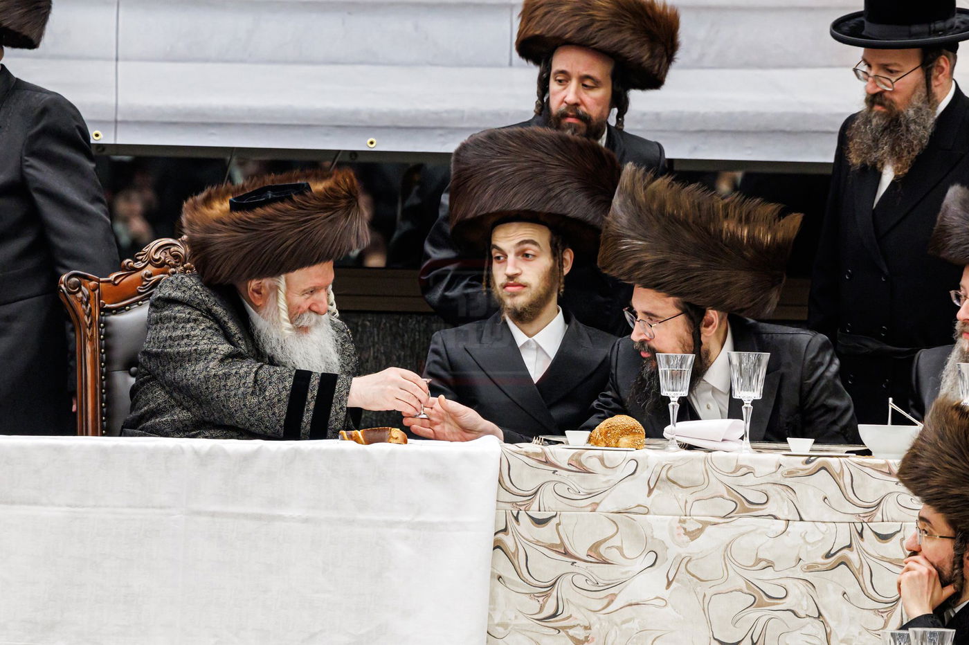 שמחת שבע ברכות לנכדת האדמו"ר מבאבוב