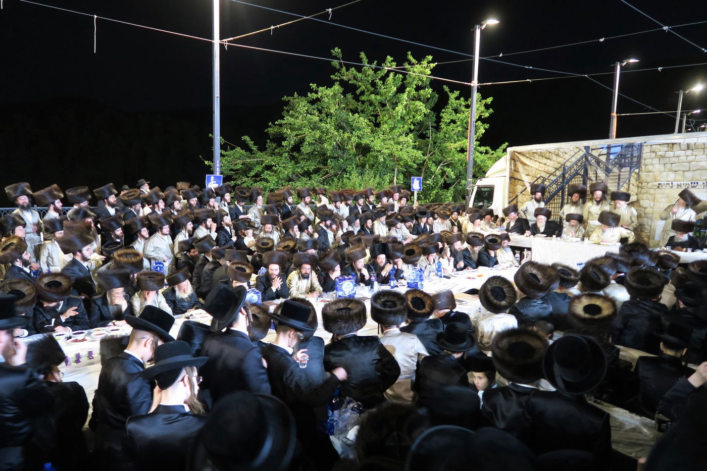 האדמו"ר מלעלוב שבת בהעלותך במירון